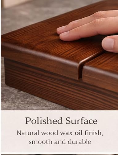 GAQ33T Solid Wood Under Desk Foot Rest,