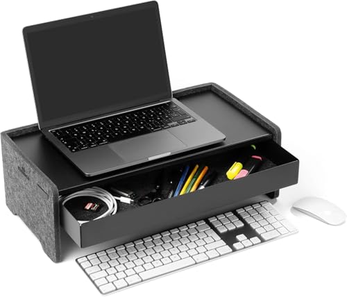 Durable Effect Laptop Stand, Height-Adjustable Monitor Desk Riser