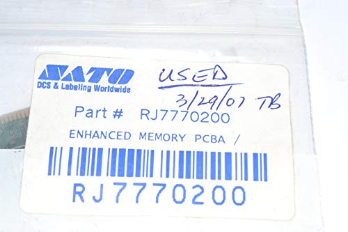 Sato - Rj7770200 - Sato, Accessories, Memory Module Flash Memory (std) ( 2mb) For Cle, M5900rve & M8400rve Series Only