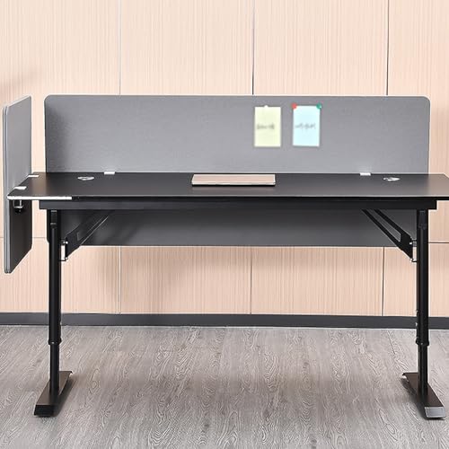 ZBSAVFM Acoustic Desk Dividers - Soundproof Privacy Panels Noise-Reducing Cubicle Partitions 50x60cm Gray 2-Pack for Home Office and Workspaces