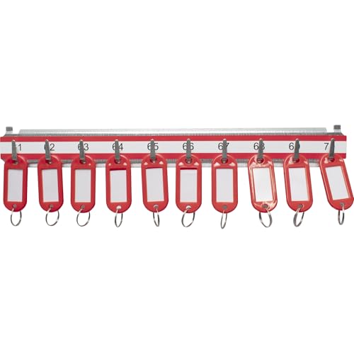 BARSKA AF13682 Labeled Key Shelves w/ 1-100 Numbered Hooks for Key Cabinets