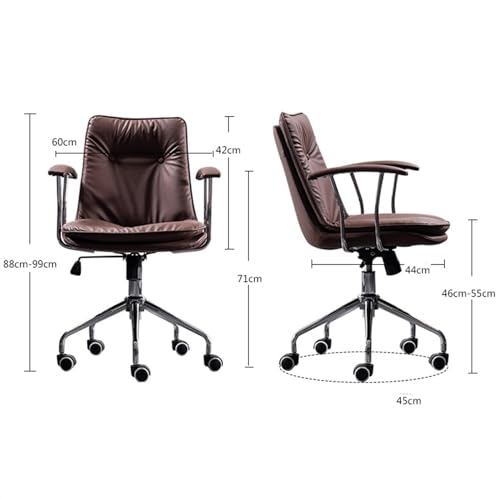Ergonomic Office Chair Office Desk Chair with Wheels and Arms Conference Office Chair ﻿(Blue)