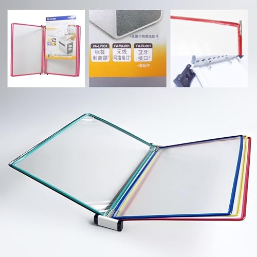 VRFTGHYJU A4 Wall Mounted Display File Holder Multicolor