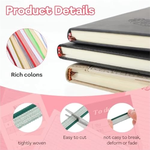 Superhao Book Headband 52Pcs Book Binding Headband Materials Kits for Beginner Bookbinding for Beginners