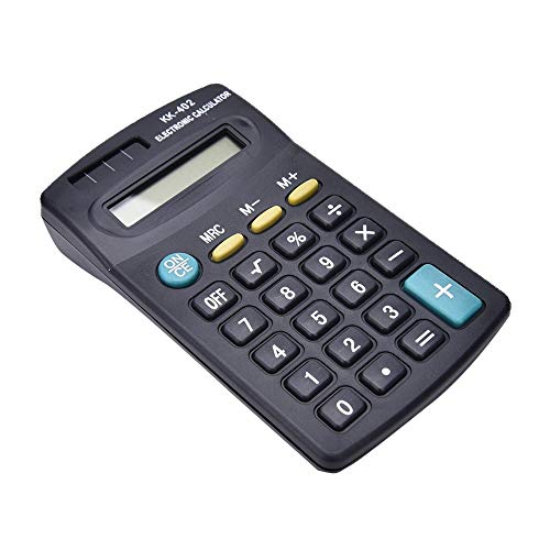 NSUQOA Portable 8 Digit Calculator General Purpose Electronic Battery Powered School Company Office Supplies