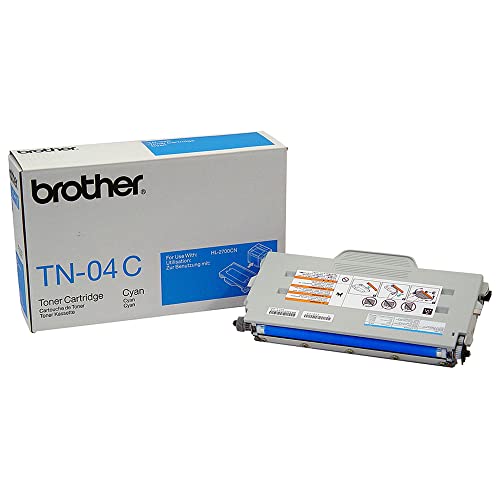 Brother Toner Cartridge, Cyan (TN-04C) - Retail Packaging