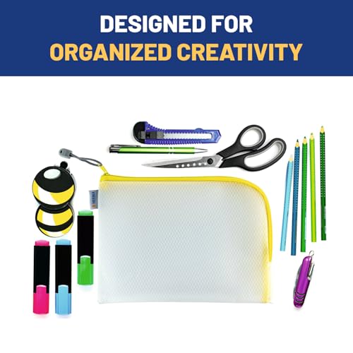 HERMA Removable Double Sided Tape Runner (Bee-Shaped), 3 Refills & Pouch