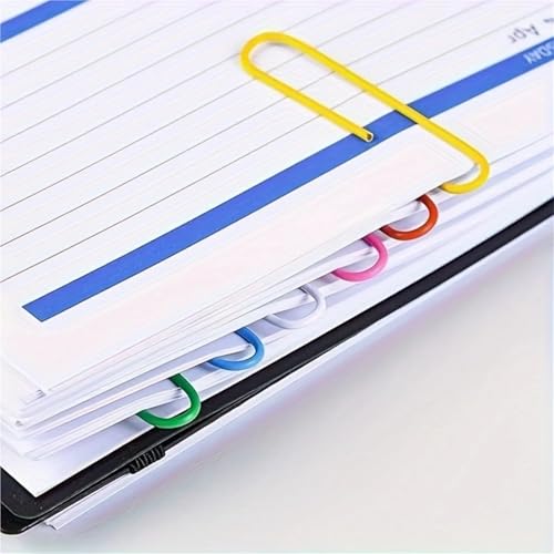3000 Pcs Color Paper Clips Small Size Decorative Office School File