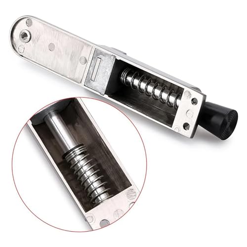 KVXJH 1-5pcs Adjustable Door Stopper Spring Loaded Telescopic Position Zinc Alloy Heavy Duty Door Locks Holder Stop Wall Protector