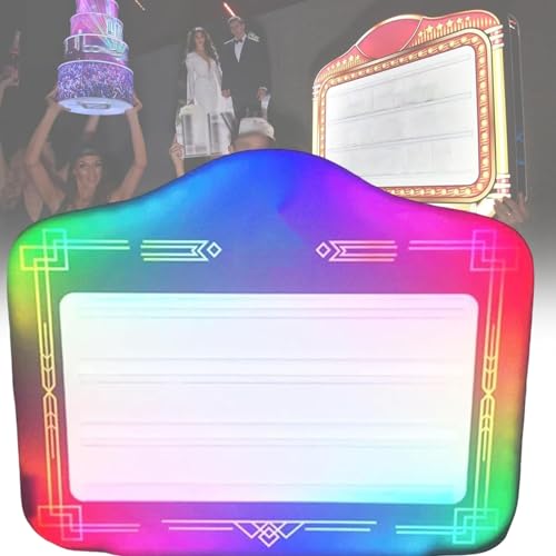 Bottle Presenter for Night Club,Hand Holding Luminous LED Presenter,Light Box with Interchangeable Letters,Includes Numbers + 2 Sets A~Z Letters,For Bar Private Party, Club