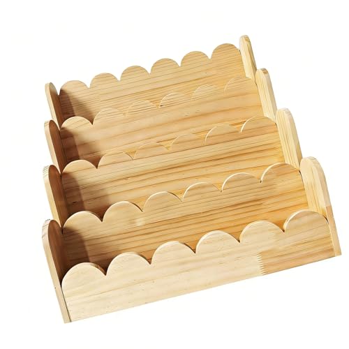 COOLHOOD Natural Wood Book Storage for Bedrooms and Classrooms