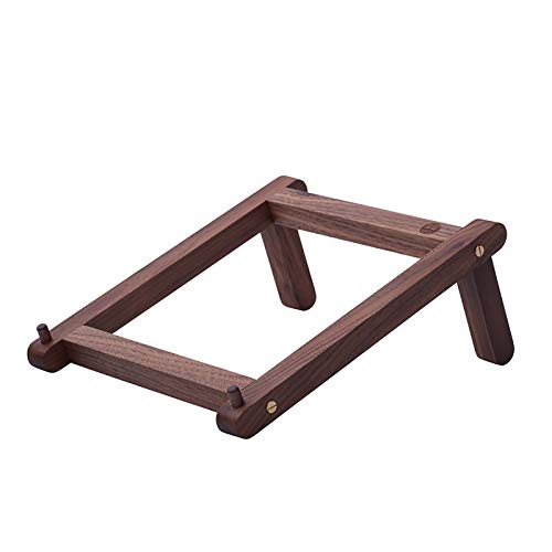Laptop Stand Wooden Removable Design for Easy Storage fold Portable Cooling Base Suitable for All laptops A (A)