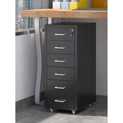 CAOJLjiaxiang-2012 File Cabinet Office File Cabinet Thickened Cold Rolled Steel Drawer Cabinet Large Capacity Storage Cabinet Multifunctional Data Organizing Cabinet with Locks Office Cabinet(Black)