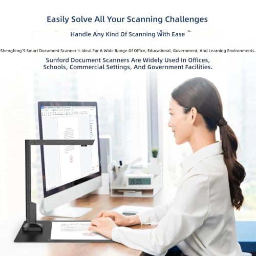 1600W Professional Document Scanner for Offices Home, Small Size