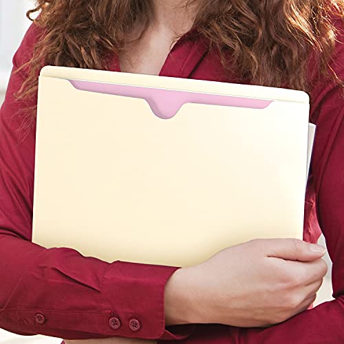 Smead File Jacket, Reinforced Straight-Cut Tab, Flat-No Expansion, Legal Size, Manila, 100 per Box