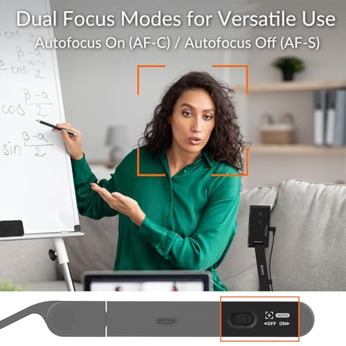 Innex DC500 16MP 4K USB Document Camera, Webcam & Scanner, 3-in-1