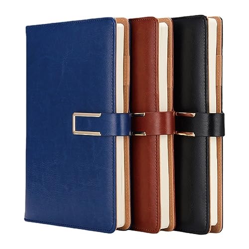 ASWRTYJO A5 Laptop, Business Retro, Office Notebook, 3 Sets