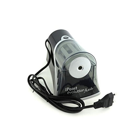 Westcott iPoint Axis E-15510 00 – Electric Pencil Sharpener – Automatic Shut-Off – Grey and Black