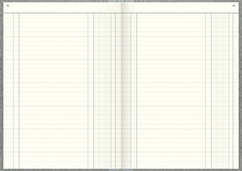 König & Ebhardt 8614423/Column Account Book (A4 Casebound Head Panel 32 Units, 80 g/m², 144 Blatt Sewn) 144 Blatt