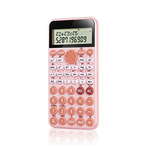 QERTYHJK Science Function Big Large Screen Calculator 240 Functions Solar and Battery Two Ways Power Fraction Hyperbolic for Students