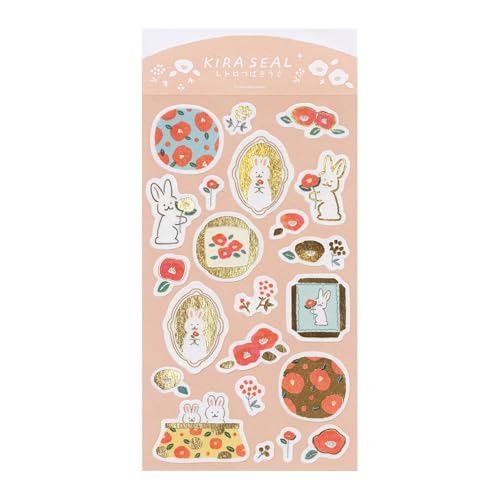 Furukawa Shikou QS259 Seal, Foil Stamping Seal Sheet, Retro Tsubaki USA
