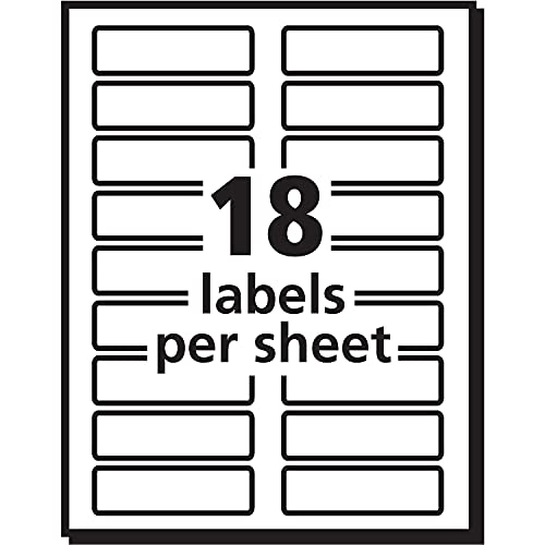 Avery 5026 Extra Large Filing Labels, 15/16-Inch x3-7/16-Inch, 450/PK, Assorted
