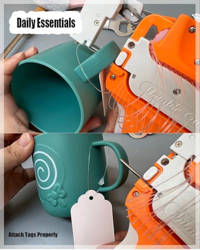 XIVUIFOI Heavy Duty Tagging Gun for Clothing and Retail,Plastic Staple Gun for Tags,Fast Garment Tag Attacher,Efficient Daily Essentials,1pcs/2min,Versatile Application