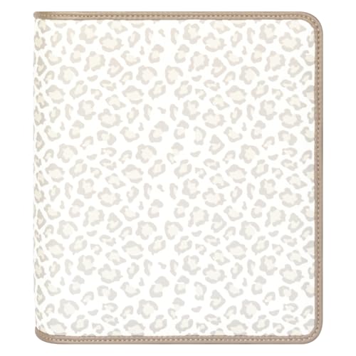 FranklinCovey - Cheetah Noir Simulated Leather Open Binder (Classic, Sand)