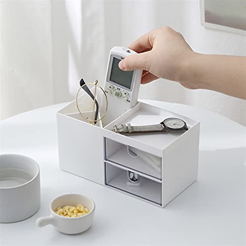 File Magazine Folder Holder File Rack Large Capacity Desk Accessories Pen Holder With Two Drawers Pencil Storage Box Desktop Storage Box School Office Stationery Organizer File Organizer ( Color : A