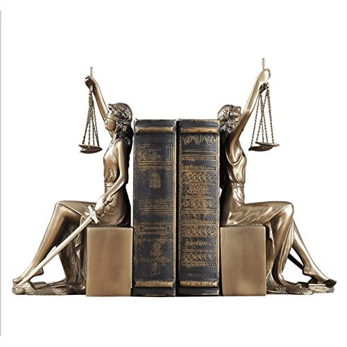 VKBO Resin Bookends, Unique Decorative Book Ends, Modern Fashion Creative Bookend, Suitable for Office, Library, Desk Storage