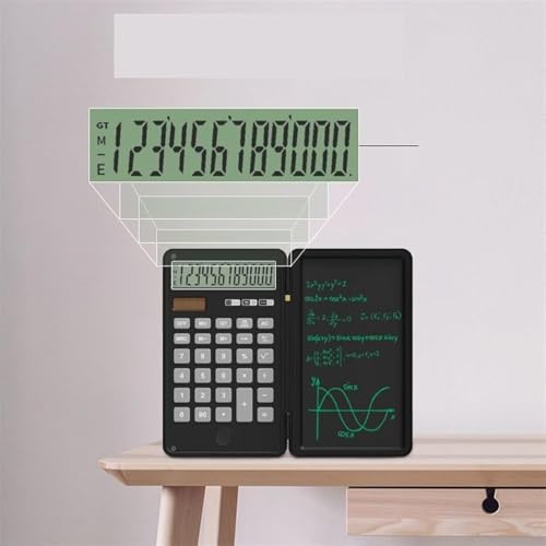 ZHIQISHI Scientific Calculator Calculators Desktop Calculator， Calculator with Handwritten Tablet Flip Portable Notepad Office Silent Learning
