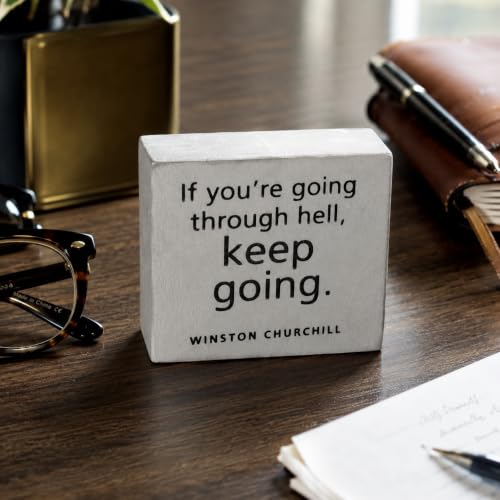 DANFORTH Keep Going Paperweight | Handcrafted Pewter Paperweight For Desk Home And Office | Made In USA