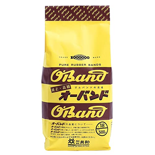 Orband GH-015 Rubber Bands, 18, 17.6 oz (500 g) Bags, American Color, Standard Size, Kyowa