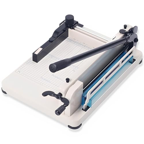 Japard A4 Heavy Duty Guillotine Paper Cutter, 12-Inch, Up to 500 Sheets
