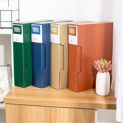 Filing Envelopes 4 Pcs Multi-Layer A4 Folder 80 Pages Information Book with Transparent Inserts Office Supplies Sheet Music Folder Plastic Folders