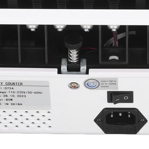 UWYTGF Banknote Detector & Counterfeit Detection Machine with LCD Screen,Audible & Visual Alarm,Multi-Currency Cash Counter,Ideal for Banks and Businesses