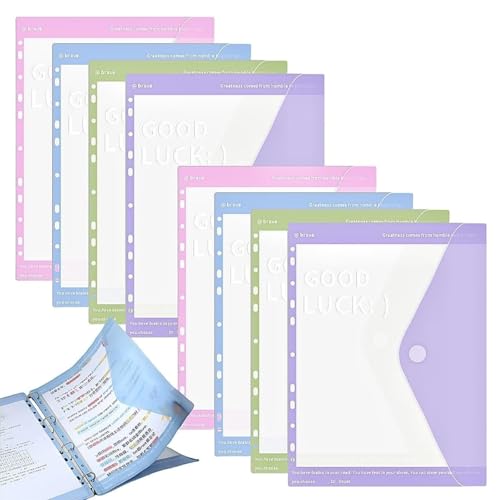 folders 8 Pack A4 Binder Pocket Envelopes Binders Folder