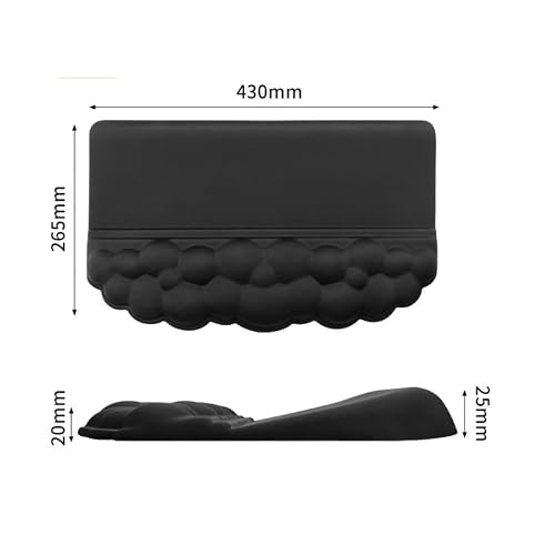 GFHSKRPL Integrated Keyboard Wrist Rest Silicone Pad Office Hand