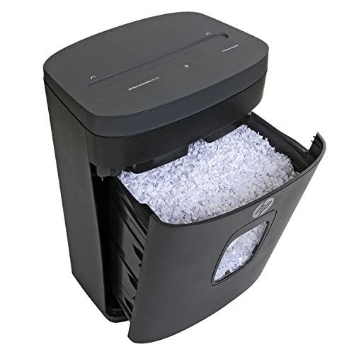 HP - Micro Cut Paper Shredder, 14-Sheet with Slide Top for Office