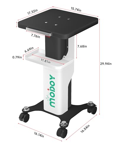 MODOY Shockwave Therapy Machine Cart with Wheels
