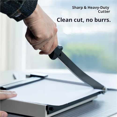Binding Machine, A4 Folding Binding Machine 2-in-1 & Manual Tool for Printing Store Graphic Advertising Office,Spiral Binding Machine