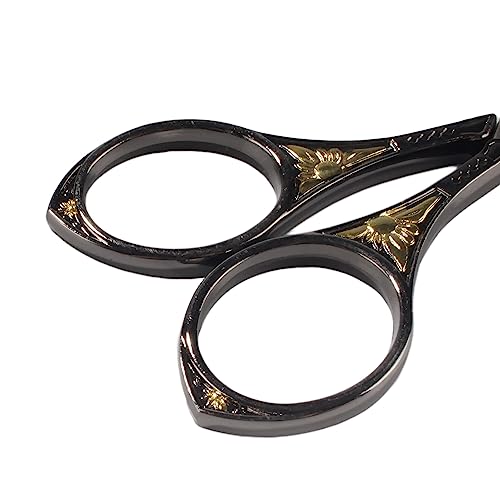 JubileeYarn Sun Motif Embroidery Scissors - Black - 30 Scissors