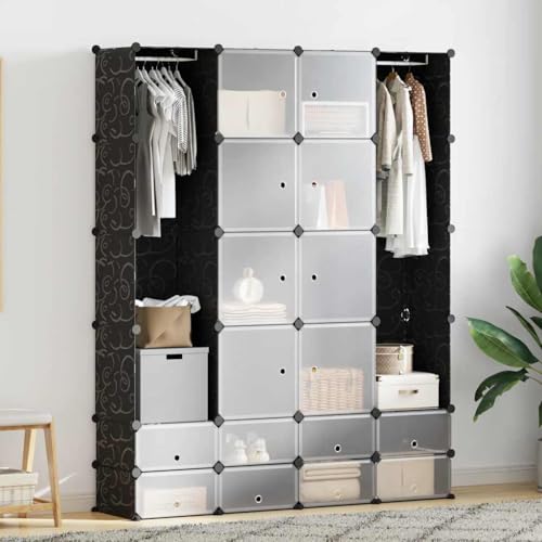 Favemtsl 18 Compartment Modular Storage Cabinet 14.6x57.5x71.1 Inch