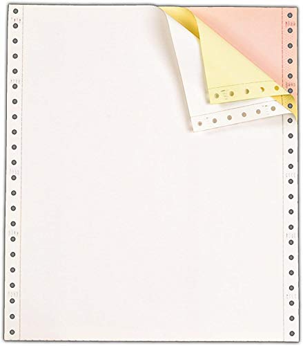 NextDayLabels 9.5x11 Continuous Computer Paper 3 Part Carbonless 1000 Sets