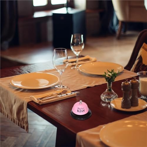 6PCS "Ring for A Kiss" Service Desk Bell