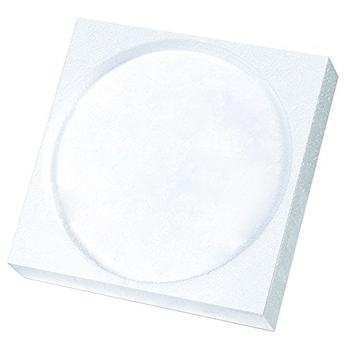 Aviditi HAZ1060 1 Quart Paint Can Foam Insert, 5" Length x 5" Width x 1-1/4" Height, White (Case of 100)