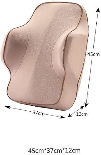 EZLQGBWKPDT Waist support pillow, car waist cushion, memory foam back seat, detachable and washable ergonomic pad, suitable for drivers, teachers and students