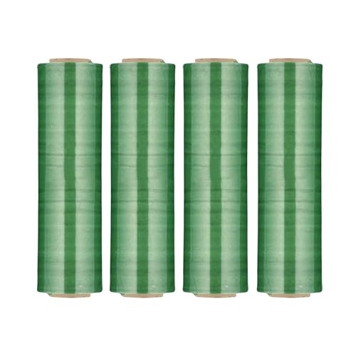 PSBM Tinted Green Plastic Stretch Film/Wrap 18 Inch x 1500 Ft 63 GA 4 Rolls