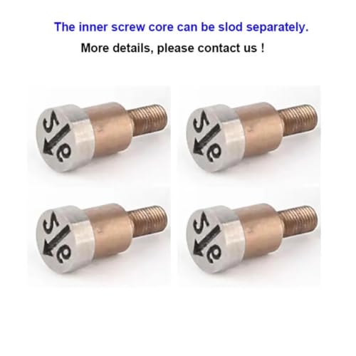 2PCS/5PCS Injection Mold Changeable Core Date Stamps Date Marked Pins Date Code Inserts(Blank,2pcs 20x16mm)