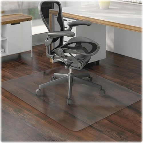 Lorell 69169 Hard Floor Chairmat, Rectangular, 46-Inch x60-Inch, Clear